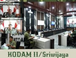 Kasdam II/Sriwijaya Ikuti Vicon Evaluasi Percepatan KDKMP, Tegaskan Komitmen Dukung Penguatan Ekonomi Kerakyatan