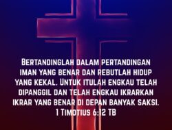 Renungan Pagi ,Tema: Belajar Bertanding Dengan Baik