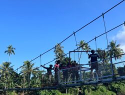 Bakti TNI Percepat Pembangunan Jembatan Gantung Idanoho, Akses Dua Desa di Nias Selatan Segera Pulih