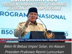 Presiden Prabowo Luncurkan Biodiesel B50: Kemandirian Energi adalah Pilar Kedaulatan Bangsa