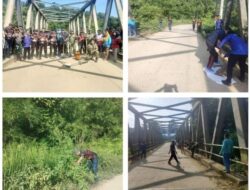 Kapolsek Air Besar IPDA Dedi Iskandar, Gelar kegiatan Gotong Royong Bersama Forkopimda,Wujud Sinergisitas Pada  Masyarakat