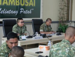 Kodam XIX Tuanku Tambusai Pastikan Satgasyon 132/Bima Sakti Siap Tugas, Asops Tekankan Disiplin dan Profesionalisme