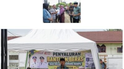 Pastikan Tepat Sasaran, Walikota Tebingtinggi Tinjau Pembagian Bansos  Tahap Perdana