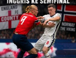Haaland Norwegia Angkat Koper, Inggris ke Semifinal