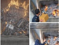 Kantor Pengawasan dan Pelayanan Bea dan Cukai (KPPBC) Tipe Madya Cukai Mal Kantor Tunjukkan Komitmen Berantas peredaran barang kena cukai
