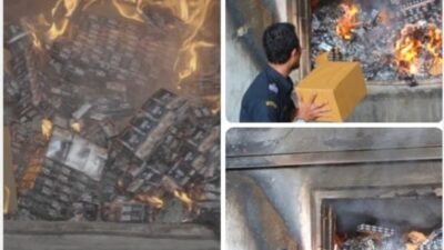 Kantor Pengawasan dan Pelayanan Bea dan Cukai (KPPBC) Tipe Madya Cukai Mal Kantor Tunjukkan Komitmen Berantas peredaran barang kena cukai