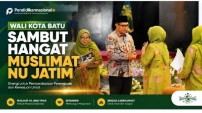 Wali Kota Batu Apresiasi Muslimat NU Jatim sebagai Motor Penggerak Dakwah Digital di Era Disrupsi