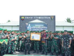 Pangdam I/BB Kunjungi Brigif 7/Rimba Raya, Ingatkan Prajurit selalu Bersyukur, Disiplin, dan Bijak Bermedia Sosial
