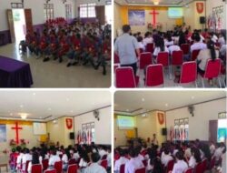 Polsek Mempawah Datangi Sekolah Gelar kegiatan sosialisasi Berupa Penyuluhan Bahaya Penggunaan Narkotika dan Tindak Kriminal Anak Usia Sekolah