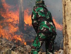 Masuki musim Kemarau, Kodim Wonogiri Gelar Latihan Penanggulangan Bencana Alam Kebakaran Hutan Lahan