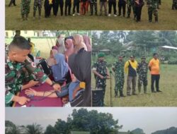 Koloborasi Yonif TP 902 Sri Paduka Ocah Beserta Polsek dan Forpimda Dolok Masihul Gelar Bakti Sosial dan Pengobatan Gratis bagi Masyarakat