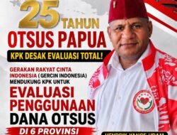 25 Tahun Otonomi Khusus Papua , Saatnya Evaluasi Total Pengelolaan Dana Otsus Papua