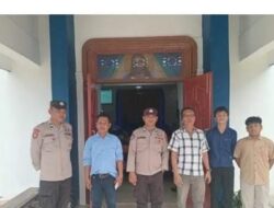 Polsek Tanjung Pura Hadir Jaga Kekhusyukan Ibadah Minggu