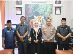 Kapolres Langkat AKBP Hannry PH. Tambunan, S.E., S.I.K., Jalin Silaturahmi dengan Ketua DPRD Kabupaten Langkat, Sribana Perangin-angin, S.E