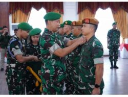 Pangdam I/Bukit Barisan Mayjen TNI Hendy Antariksa Pimpin serah terima jabatan Asops Kasdam I/BB dan Danyonarmed 2/KS