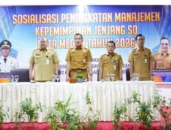 Disdikbud Medan Gelar Sosialisasi Tingkatkan Kapasitas Kepemimpinan 425 Kepala Sekolah SD,Tahun 2026
