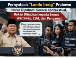 Kontroversi’Londo Ireng’Harus. Dipahami Kotekstual, Bukan Ditujukan Semua Wartawan, LSM dan Pengamat