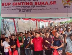 Menjemput Aspirasi Masyarakat Dari Gang Ke Gang, Jusup Ginting Tampung Harapan Warga Medan Tuntung