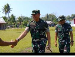 Pangdam XXI/Raden Inten, Mayor Jenderal TNI Kristomei Sianturi, S.Sos., M.Si. (Han.), lakukan Kunker ke Pekon Tampang Muda, Kecamatan Pematang Sawa, Kabupaten Tanggamus