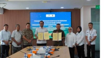 Pemerintah Kabupaten Bandung Barat secara resmi Jalin kerja sama strategis dengan Badan Bank Tanah guna maksimalkan pengelolaan dan pemanfaatan potensi pertanahan