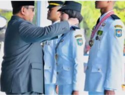 Presiden Prabowo Subianto. lantik sebanyak 1.204 Pamong Praja Muda Angkatan XXXIII Institut  Pemerintahan Dalam Negeri