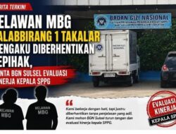 Relawan MBG Kalabbirang 1 Takalar Ngaku Diberhentikan Sepihak, BGN Sulsel Diminta Evaluasi Kinerja Kepala SPPG