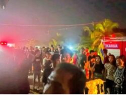Kebakaran di Desa Sentang, Kecamatan Nibung, Kabupaten Batu Bara  Hanguskan rumah milik nelayan diduga akibat Cash HP