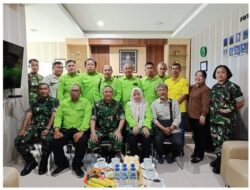 Kapendam I/Bukit Barisan, Kolonel Inf. Sandy, S.I.P., M.Han., Terima audiensi pengurus Forum Wartawan Tri Matra (FWTM) di Makodam I/Bukit Barisan