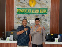 Kapolres Binjai Bersama PJU Jalin Sinergi dengan Ketua Pengadilan Agama Binjai