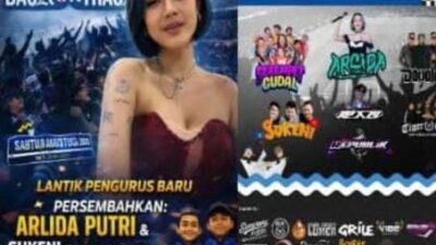 Sukeni Cs dan Arlida Putri Siap Hibur,Semarang Extreme Gelar Pelantikan Akbar “Back On Track” 2026