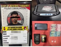 Satnarkoba Polres Lubuk Linggau Ungkap Kasus Narkoba,Sita dua paket sabu BB 0,79 gram,Satu Tersangka di Amankan