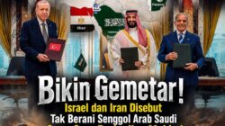 Penandatanganan Perjanjian Mecca Joint Defence Agreement oleh para pemimpin Arab Saudi, Turki, dan Pakistan
