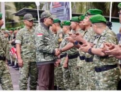 Kunjungi Langkat dan Serdang Bedagai, Wapang TNI & Menhan Cek Kesiapan Personel Yonif TP