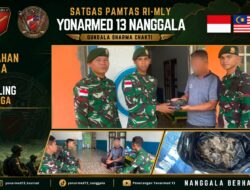 Gencarkan Komsos dan Edukasi Hukum, Satgas Pamtas Yonarmed 13/Nanggala Terima Penyerahan Sukarela ±1 Kg Sisik Trenggiling dari Warga Perbatasan
