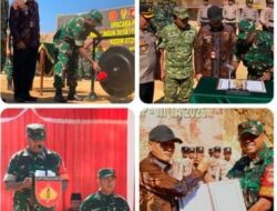 Dandim Wonogiri Bacakan Amanat Panglima Kodam IV/Diponegoro, TMMD Di Desa Brenggolo Resmi Di Tutup