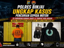 Polres Binjai Ungkap Kasus Pencurian Sepeda Motor Di Parkiran Rumah Sakit Dan Tempat Kos-Kosan, Satu Tersangka Diamankan Tanpa Perlawanan