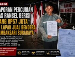 Misteri Hilangnya Tas Rp57 Juta di Lapak Bendera, Sosok di CCTV Mulai Terungkap. RedaksiAgustus 13, 2026