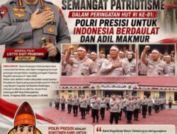 Polres Simalungun Peringatan HUT RI ke-81: Polri Presisi untuk Indonesia Berdaulat dan Adil Makmur