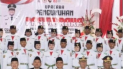 Forkopimda Tanjung Balai Gelar Upacara Pengukuhan Paskibra 2026