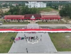Kirab Bendera Merah Putih Semarakkan HUT ke-81 RI di Aceh Timur