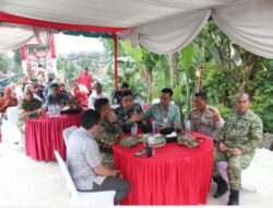 Dandim) 0201/Medan Letkol Arm Delli Yudha Adi Nurcahyo, S.E.,M.M., Ikuti kegiatan Video Conference (Vidcon) Launching 2.500 Titik Jembatan Garuda dan 3.000 Titik Air Bersih secara serentak di seluruh Indonesia