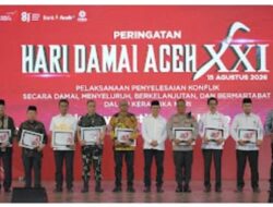Kapolda Aceh Irjen Pol. Ruddi Setiawan  Hadiri Opening Ceremony Peringatan Hari Damai Aceh (HDA) ke-21 yang digelar di Balai Meuseuraya Aceh, Sabtu, 15 Agustus 2026