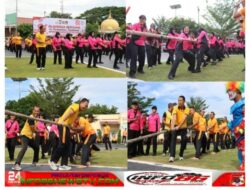 Semarak HUT RI ke-81, Polres Batu Bara Gelar Olahraga Bersama dan Lomba Tradisional