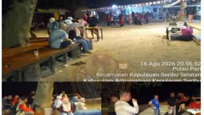 Warga Pulau Tidung,Kepulauan Seribu Gelar berbagai acara untuk Sambut HUT RI ke-81 Tahun 1945-2026