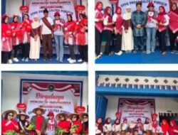 Dengan suasana kekeluargaan penuh keceriaan dan kebersamaan Warnai kekompakan dapur SPPG pasar Caltex pinggir memperingati  Hari Ulang Tahun 2026