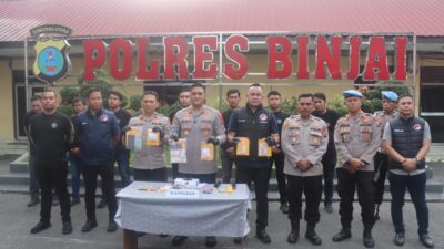 Polres Binjai Ungkap 18 Kasus Narkotika dalam Tiga Pekan, 20 Tersangka Diamankan