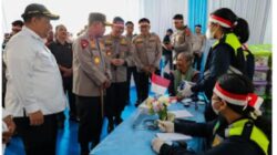 Kapolda Sumatera Utara Irjen Pol. Whisnu Hermawan Februanto, S.I.K., M.H.,  Cek langsung pelaksanaan Bakti kesehatan berupa  Pemeriksaan Kesehatan Gratis bagi Masyarakat Desa Maduma, Kecamatan Simanindo