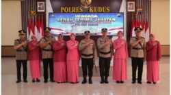 Polres Kudus  Gelar Upacara Serah Terima Jabatan (sertijab) dua Kapolsek Jajaran sebagai Bagian dari dinamika Organisasi