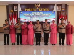 Polres Kudus  Gelar Upacara Serah Terima Jabatan (sertijab) dua Kapolsek Jajaran sebagai Bagian dari dinamika Organisasi