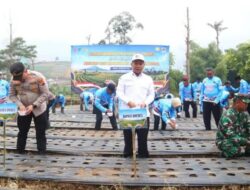 Polres Brebes Dukung Program Pemerintah, Tanam Bawang Putih Serentak Demi Percepatan Swasembada Nasional